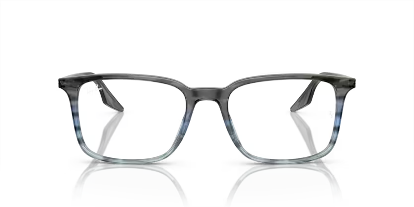 Ray-Ban RX5421 8254 – Striped Grey & Blue