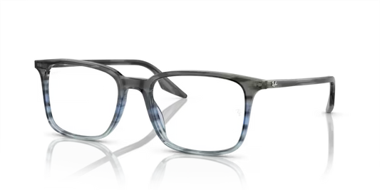 Ray-Ban RX5421 8254 – Striped Grey & Blue