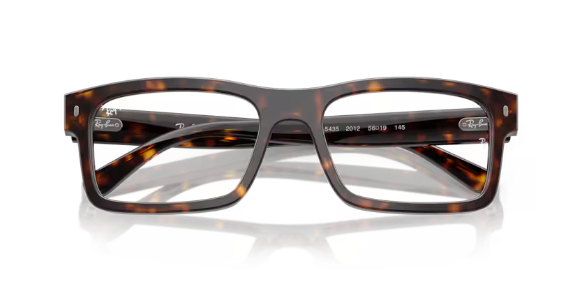 Ray-Ban 0RX5435 2012 Havana Acetate Rectangular Optical Eyeglasses Frame