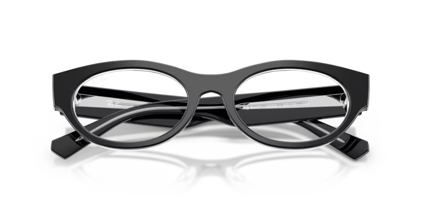 RAYBAN 0RX5447 2034 – Black on Transparent