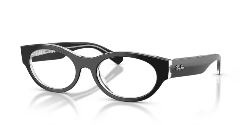 RAYBAN 0RX5447 2034 – Black on Transparent