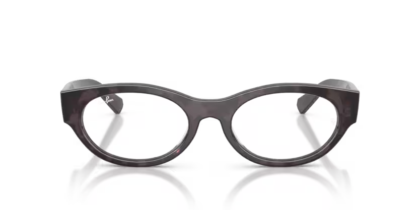 Ray-Ban 0RX5447 8461 Havana Grey Acetate Oval Optical Eyeglasses Frame