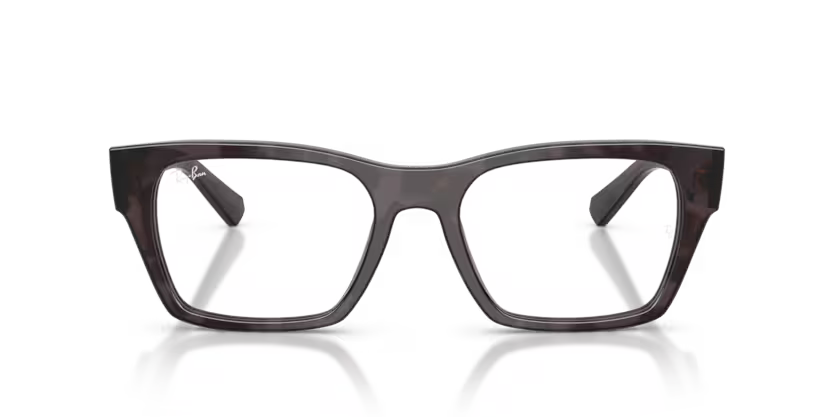 Ray-Ban 0RX5448 8461 Havana Grey Acetate Irregular Optical Eyeglasses Frame