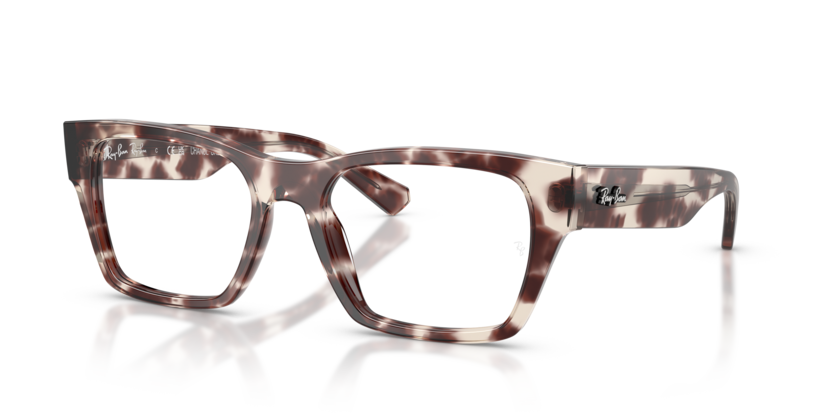 Ray-Ban 0RX5448 8461 Havana Grey Acetate Irregular Optical Eyeglasses Frame