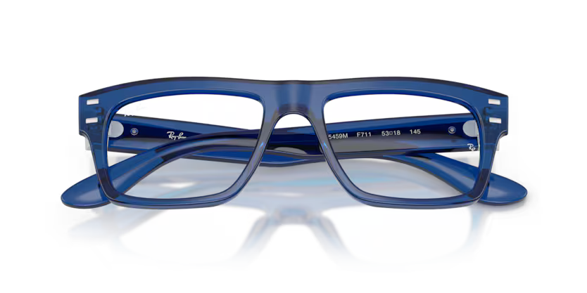 Ray-Ban Scuderia Ferrari 0RX5459M Color F711 Transparent Blue Square Optical Frame