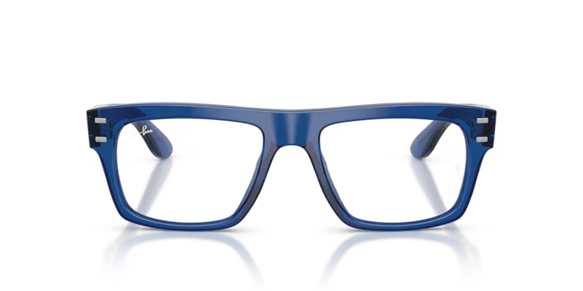 Ray-Ban Scuderia Ferrari 0RX5459M Color F711 Transparent Blue Square Optical Frame