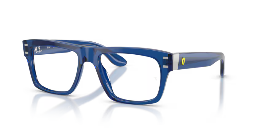 Ray-Ban Scuderia Ferrari 0RX5459M Color F711 Transparent Blue Square Optical Frame