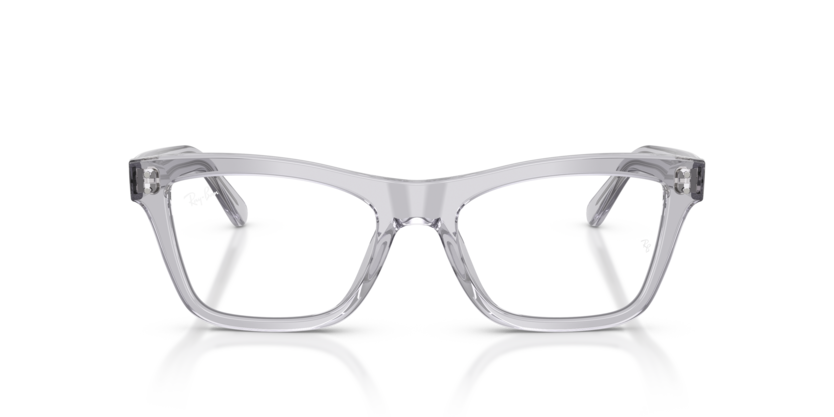 Ray-Ban 0RX5462I 8415 Transparent Light Grey Acetate Irregular Geometric Optical Eyeglasses Frame