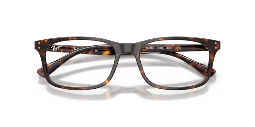 Ray-Ban 0RX5463I 2012 Havana Acetate Pillow Optical Eyeglasses Frame