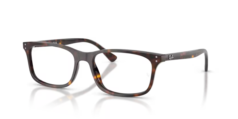 Ray-Ban 0RX5463I 2012 Havana Acetate Pillow Optical Eyeglasses Frame