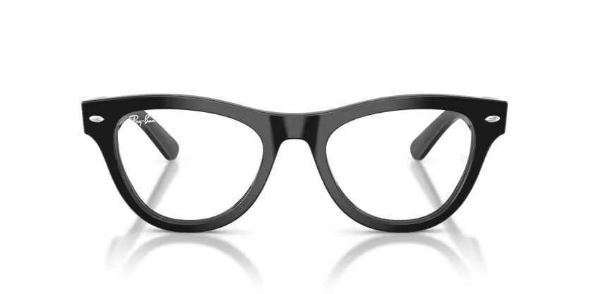 Ray-Ban 0RX5510 2000 Black Acetate Cat Eye Optical Eyeglasses Frame
