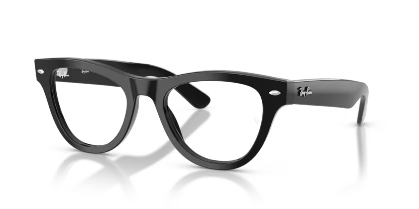 Ray-Ban 0RX5510 2000 Black Acetate Cat Eye Optical Eyeglasses Frame