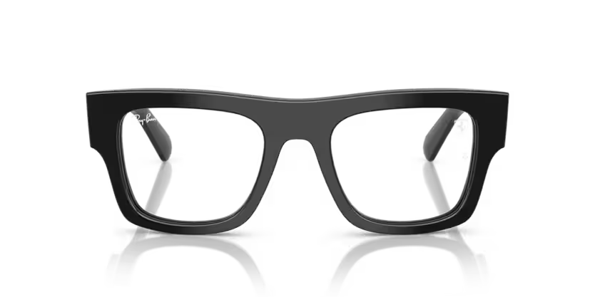 Ray-Ban 0RX5517M F601 Black Acetate Square Optical Eyeglasses Frame