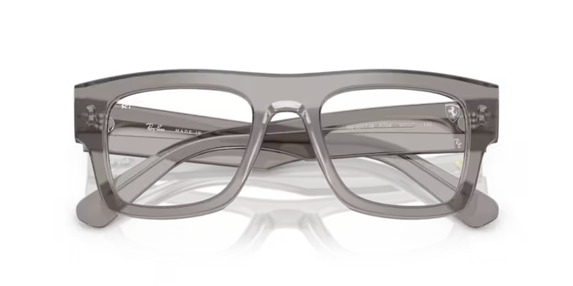 Ray-Ban 0RX5517M F704 Opal Grey Acetate Square Optical Eyeglasses Frame
