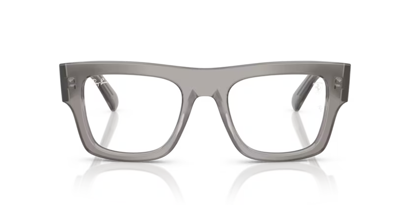 Ray-Ban 0RX5517M F704 Opal Grey Acetate Square Optical Eyeglasses Frame