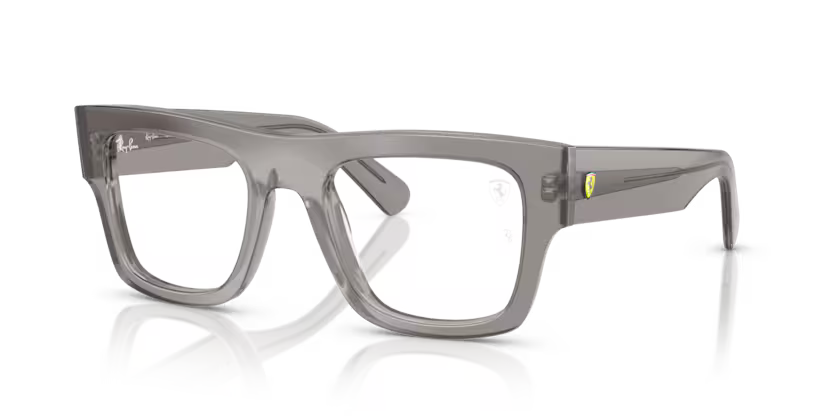Ray-Ban 0RX5517M F704 Opal Grey Acetate Square Optical Eyeglasses Frame