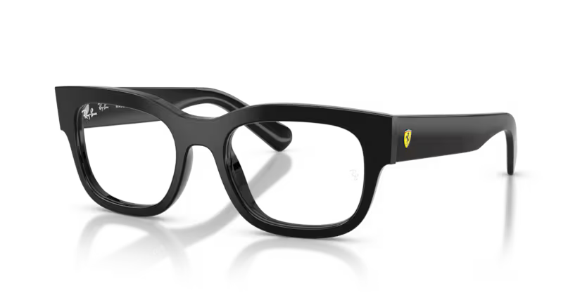 Ray-Ban 0RX5528M F601 Black Acetate Square Optical Eyeglasses Frame