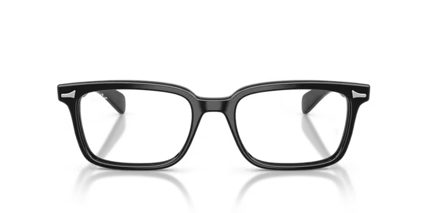 Ray-Ban 0RX5534 Brunel 2000 Black Acetate Rectangular Optical Eyeglasses Frame
