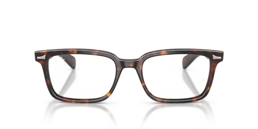 Ray-Ban 0RX5534 Brunel 2012 Havana Acetate Rectangular Optical Eyeglasses Frame