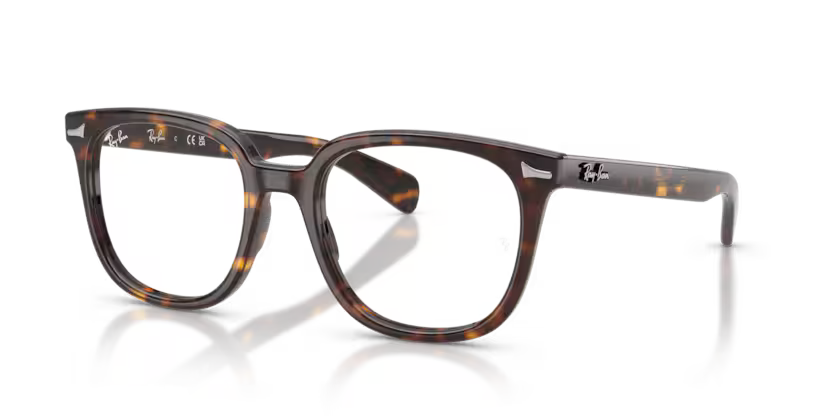 Ray-Ban 0RX5535 Brunel II 2012 Havana Acetate Square Optical Eyeglasses Frame