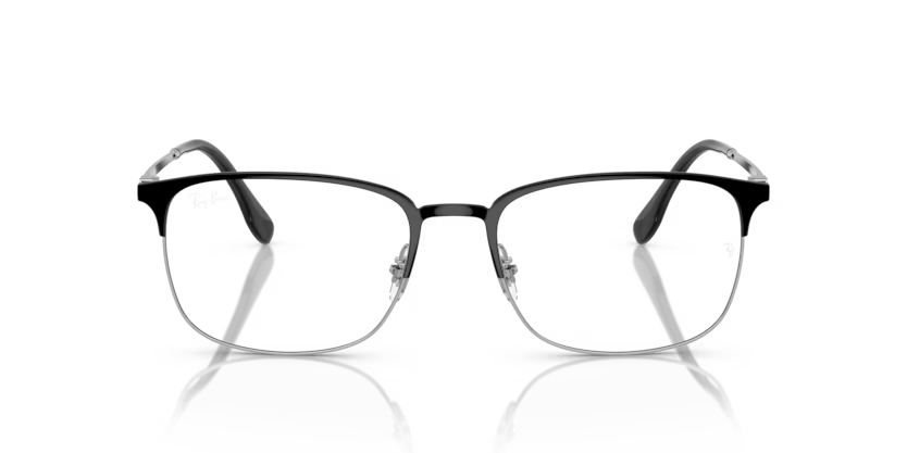 RAY-BAN 0RX6494 2861 - Black on Silver