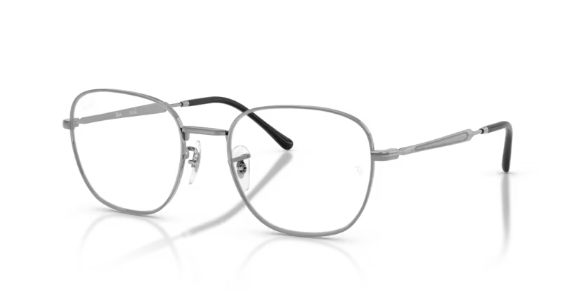 Ray-Ban 0RX6534 2502 Gunmetal Metal Square Optical Eyeglasses Frame