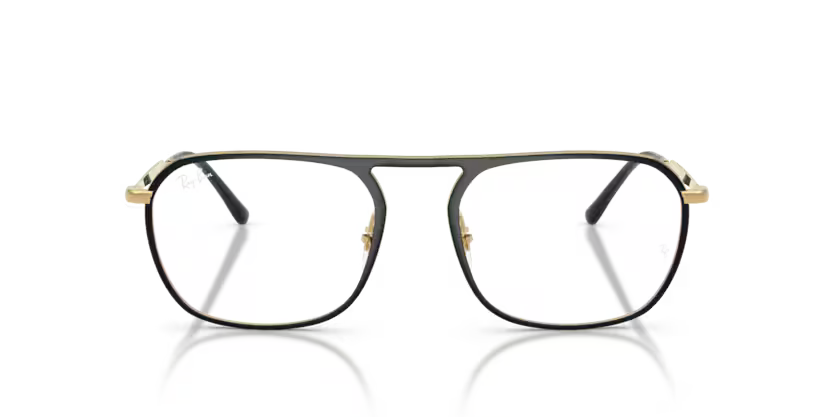 Ray-Ban 0RX6548 Color 2994 Blue & Arista Gold Metal Optical Frame