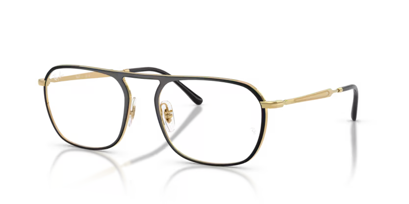 Ray-Ban 0RX6548 Color 2994 Blue & Arista Gold Metal Optical Frame