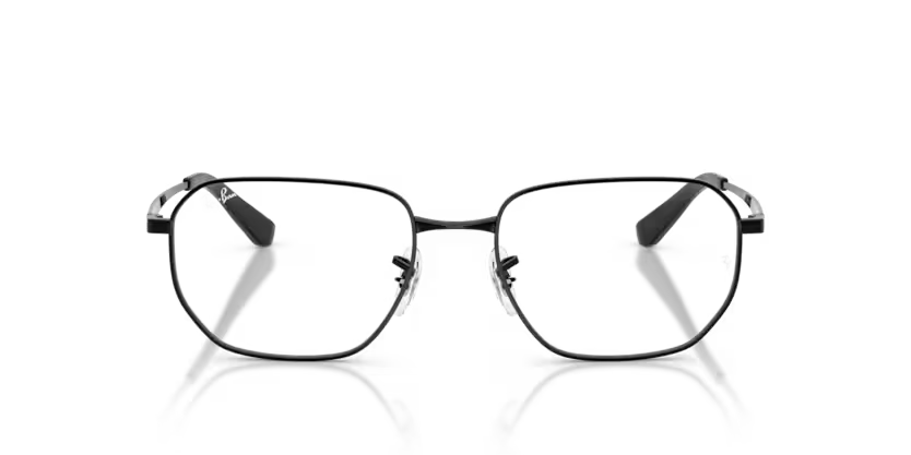 Ray-Ban 0RX6562I 2509 Black Metal Irregular Geometric Optical Eyeglasses Frame