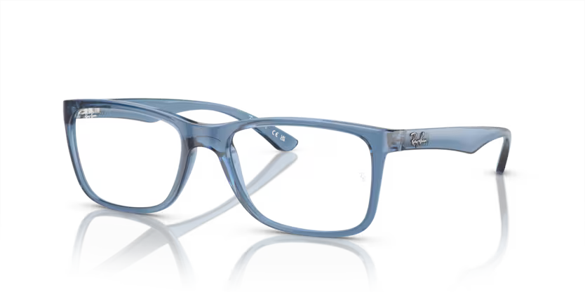 Ray-Ban 0RX7027I 6750 – Transparent Blue – Size 54