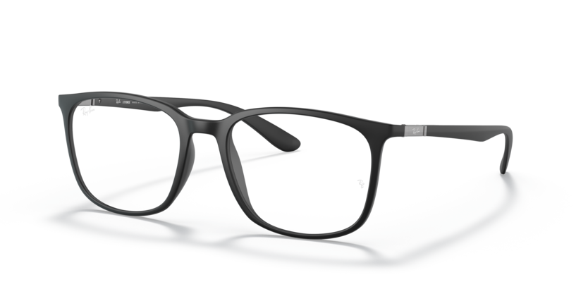 Ray-Ban 0RX7199 5204 Matte Black PEEK Square Optical Eyeglasses Frame