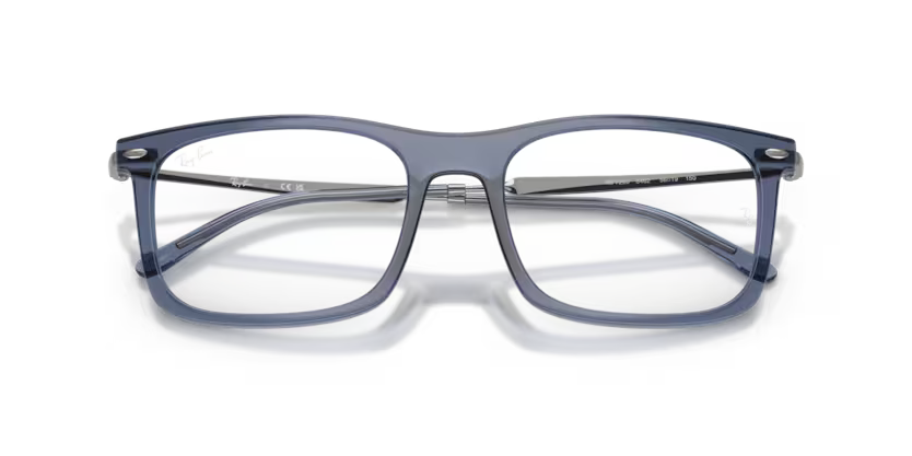 Ray-Ban 0RX7260 8462 Transparent Blue