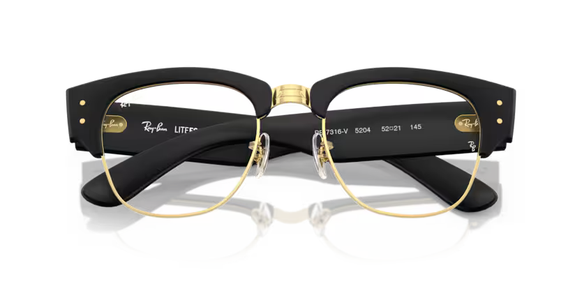 RAY-BAN 0RX7316V – 5204 – Sand Black on Gold