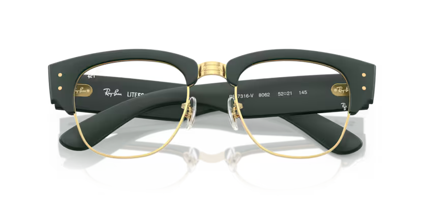 Ray-Ban 0RX7316V 8062 – Sand Green on Gold