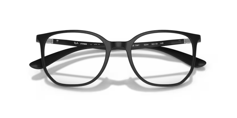 Ray-Ban 0RX7397 5204 Sand Black PEEK & Metal Irregular Optical Eyeglasses Frame