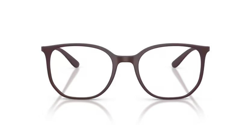 Ray-Ban 0RX7397 8088 Sand Purple PEEK & Metal Irregular Geometric Optical Eyeglasses Frame