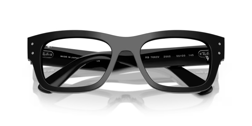 Ray-Ban Joseph 0RX7683V 2000 Black Acetate Rectangular Optical Eyeglasses Frame