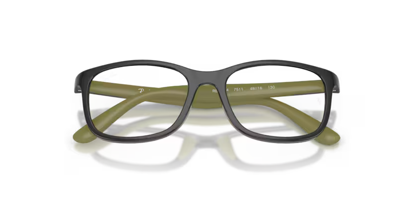 Ray-Ban Kids 0RY1644 7511 Grey on Rubber Green Pillow Optical Frame