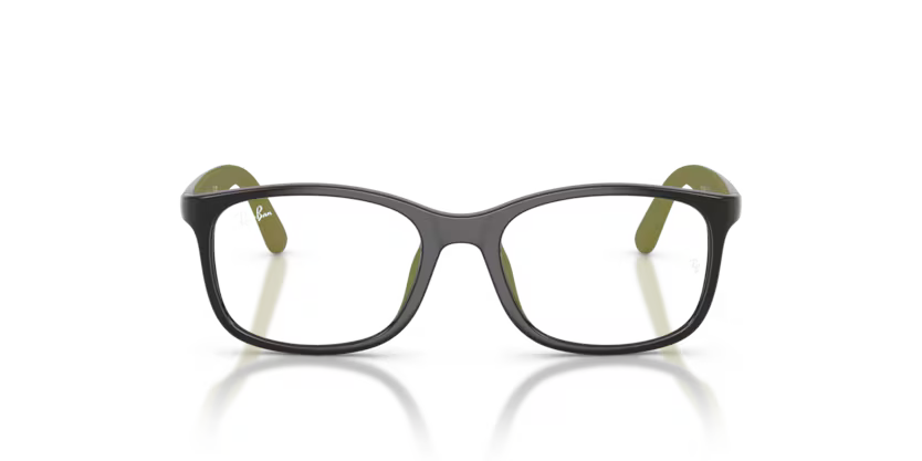 Ray-Ban Kids 0RY1644 7511 Grey on Rubber Green Pillow Optical Frame
