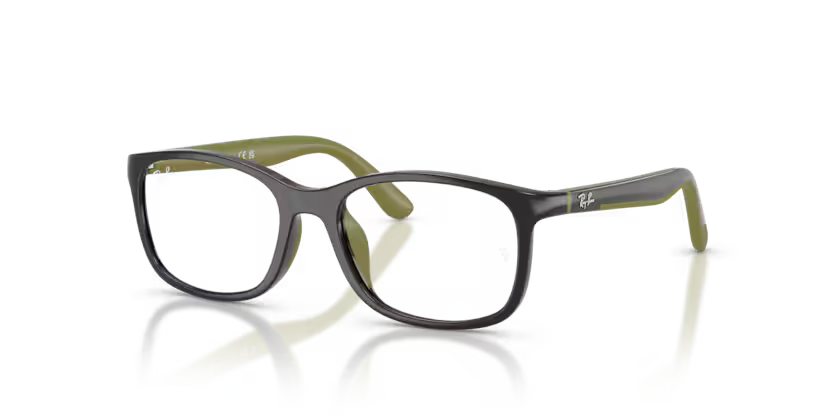Ray-Ban Kids 0RY1644 7511 Grey on Rubber Green Pillow Optical Frame