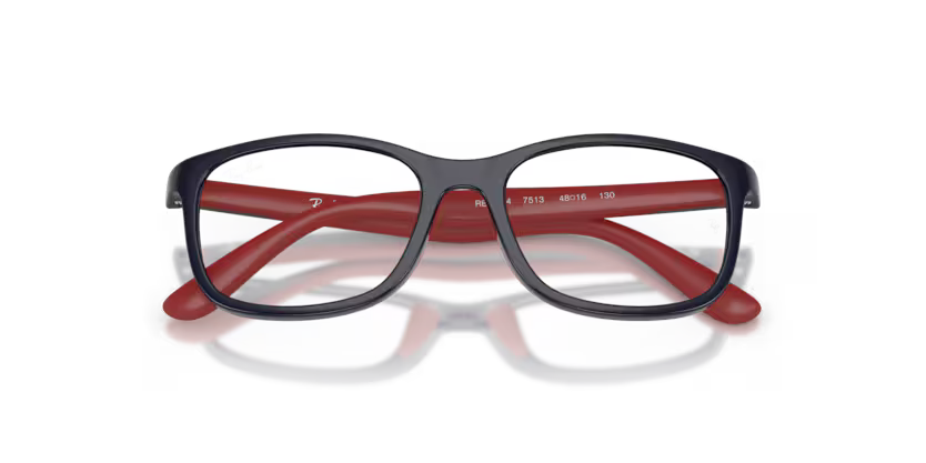 Ray-Ban Kids 0RY1644 7513 Blue on Rubber Red Pillow Optical Frame