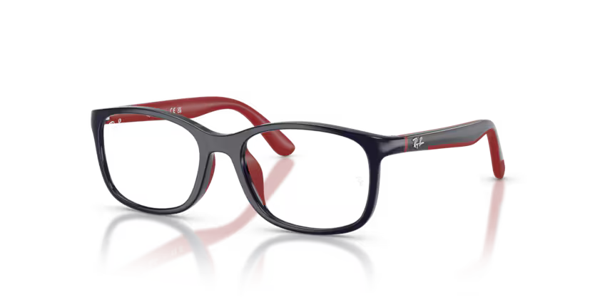 Ray-Ban Kids 0RY1644 7513 Blue on Rubber Red Pillow Optical Frame