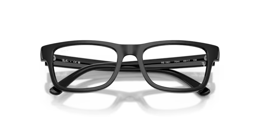 Ray-Ban 0RY1951 Color 7544 Polished Black Injected Kids Optical Frame