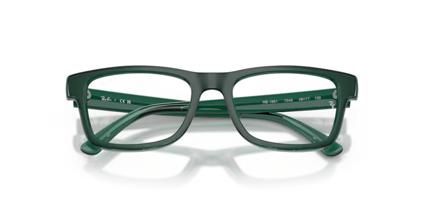 Ray-Ban 0RY1951 Color 7545 Polished Green Injected Kids Optical Frame