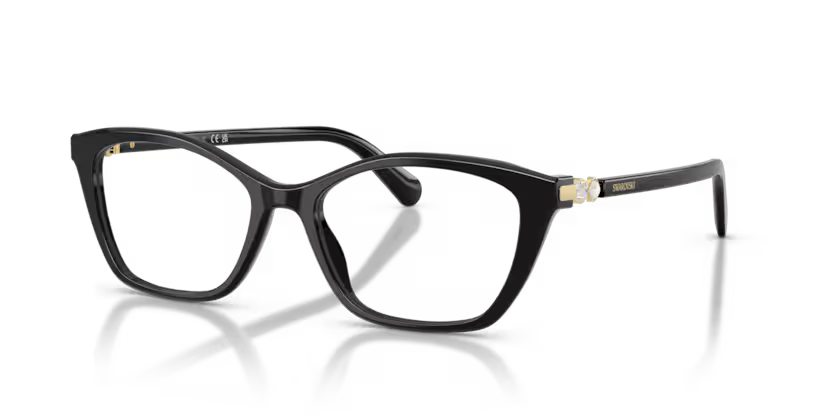 Swarovski SK2065 1001 Polished Black Luxury Optical Frame