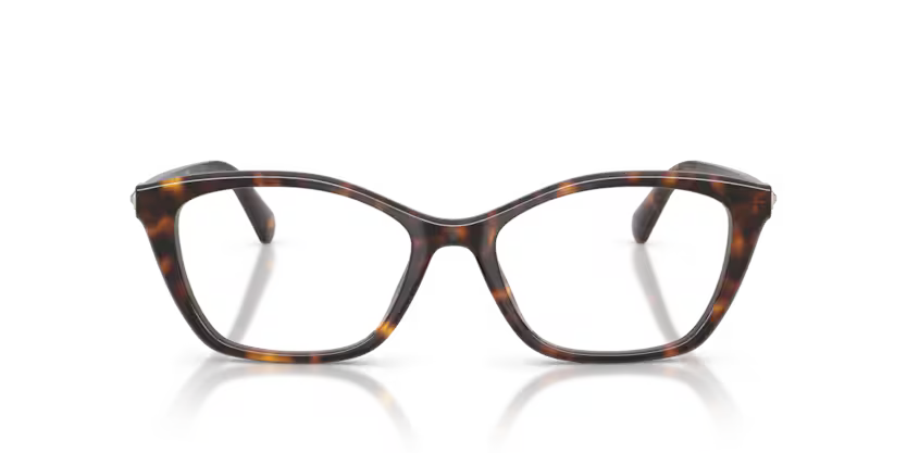 Swarovski Science of Elegance 0SK2065 1002 Polished Havana Luxury Pillow Optical Frame