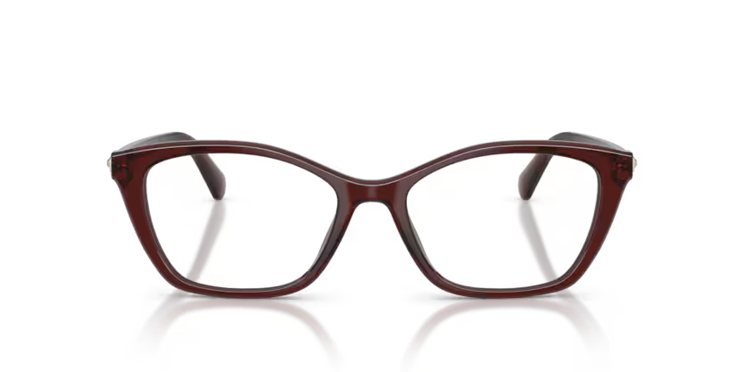 Swarovski SK2065 1098 Transparent Burgundy Luxury Optical Frame