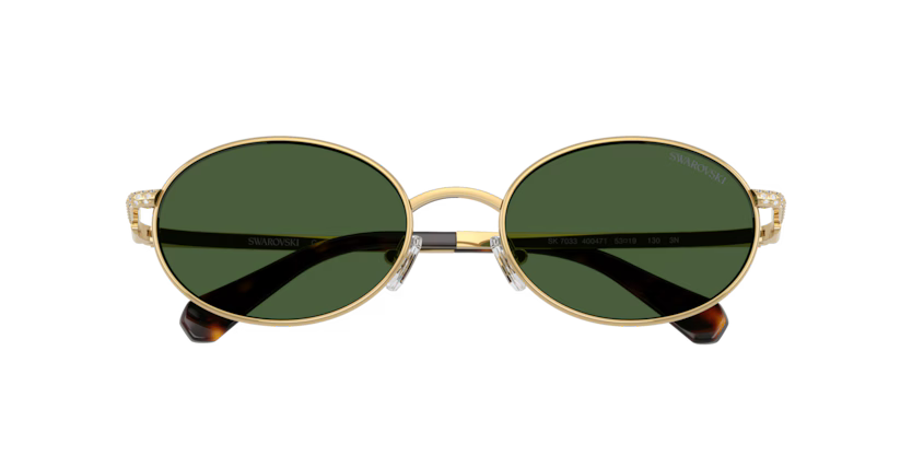 Swarovski 0SK7033 400471 Gold Oval Sunglasses