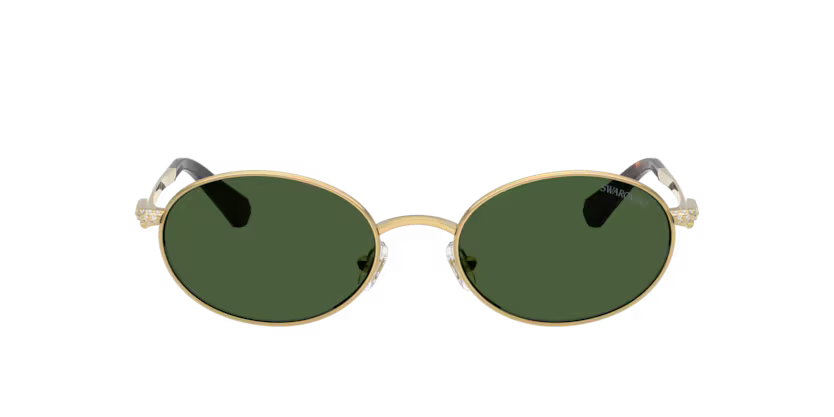 Swarovski 0SK7033 400471 Gold Oval Sunglasses