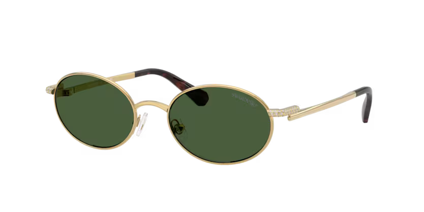 Swarovski 0SK7033 400471 Gold Oval Sunglasses